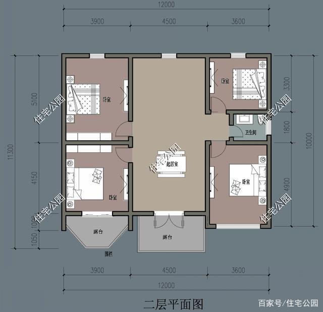 楼房风水最好户型图_7层的楼房3层5哪层好_农村4间2层两套楼房户型图