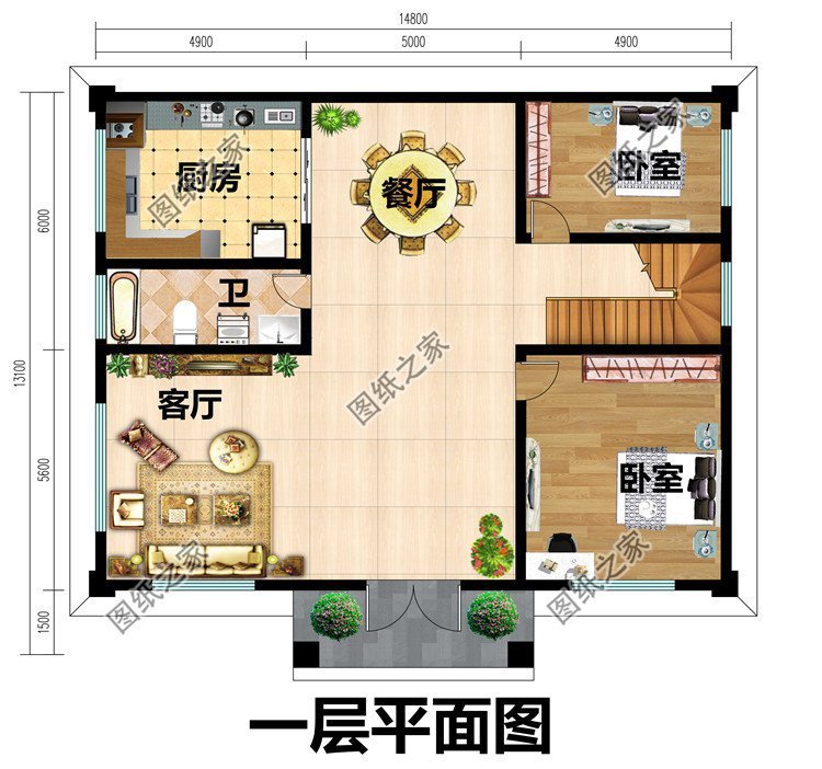 农村自建房推荐，经典外观设计，实用布局更加适合农村建房