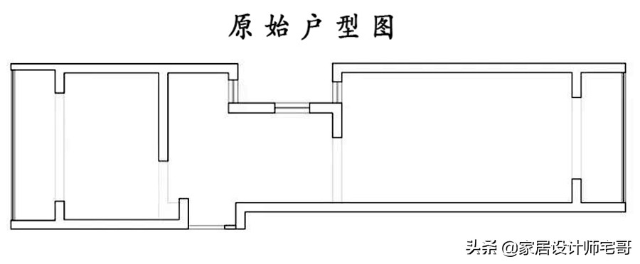 上海一家4口的59㎡小家，“一字户型”完美布局，宽敞大气又舒适