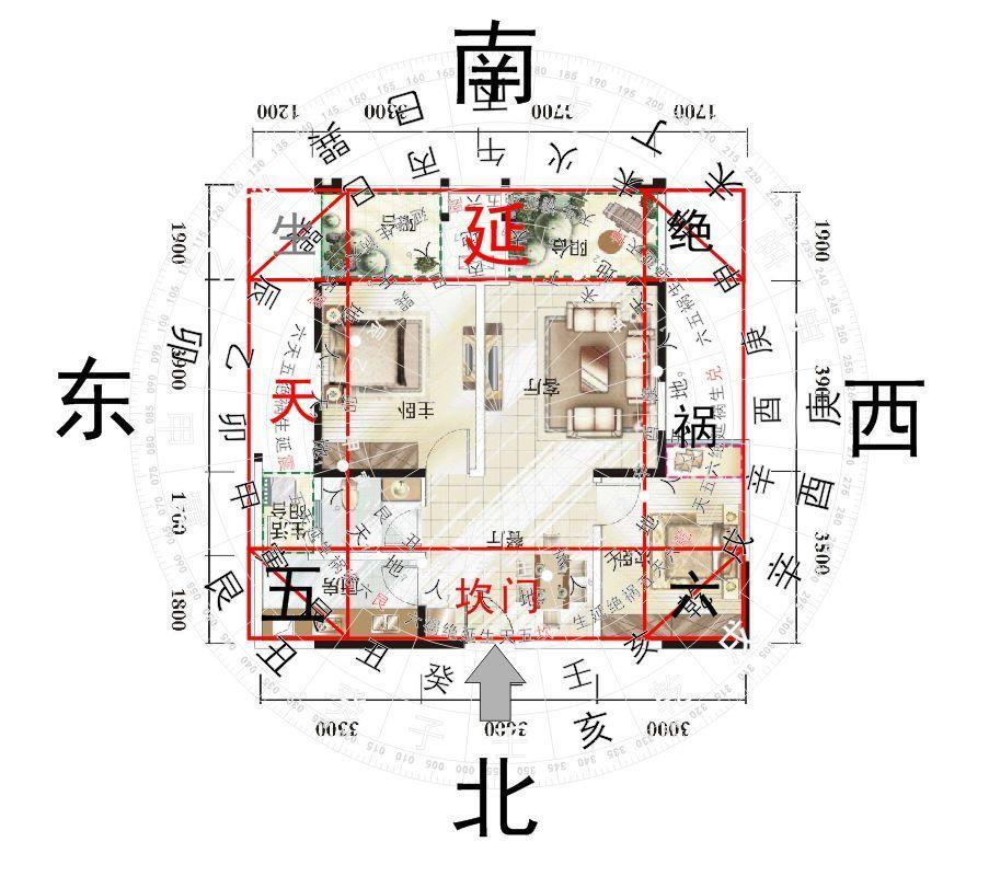 60平三阳户型装修效果图_御景嘉园户型风水_三阳户型风水吧