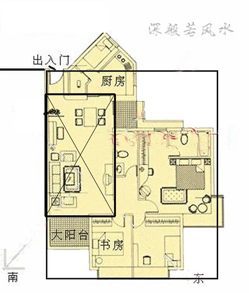 狭长户型装修_小户型狭长客厅_狭长户型风水好吗