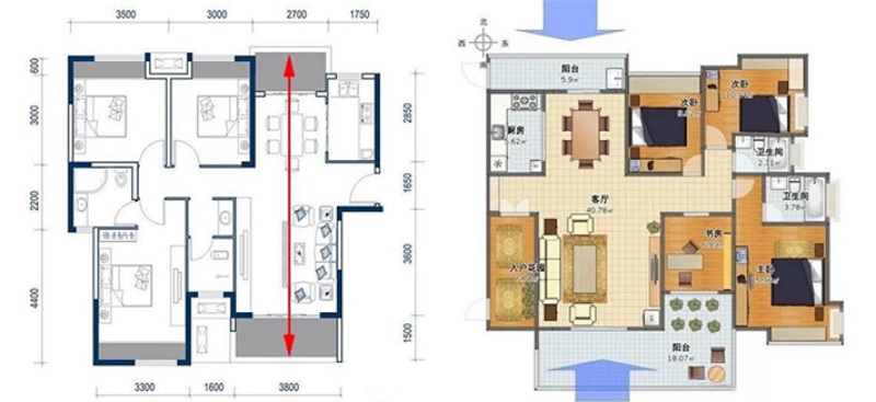 穿堂风户型风水_户型风水评估_有穿堂风才是好风水