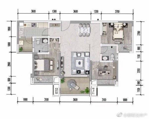 户型风水格局好的户型图_三室风水最好的户型图_符合风水的户型图