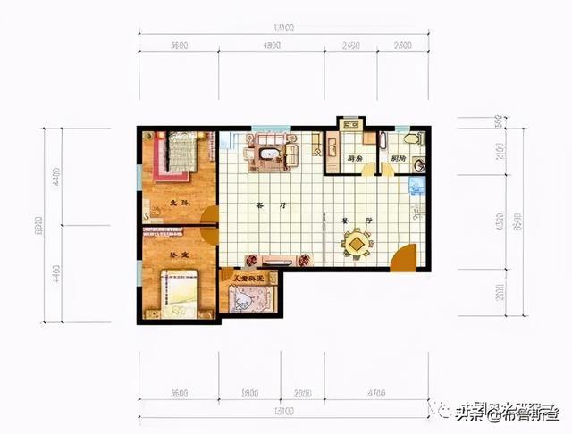 缺东北角的房子户型图_百联华府4号楼房户型图_楼房户型缺角图