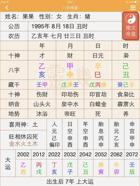 紫微排盘预测 四柱八字排盘大全