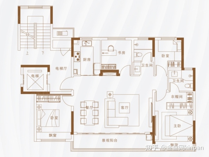 楼房四居室户型图_四居室户型图最好户型_珠江峰景2居室户型图