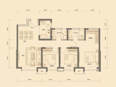 楼房新户型_楼房风水最好户型图_百联华府4号楼房户型图