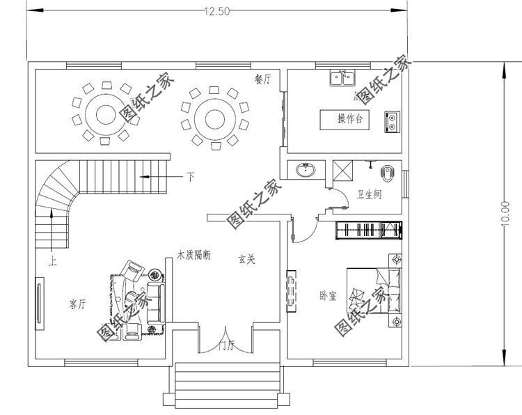 农村砖混三层别墅设计图，采用砖混结构简直太实用了，赶快收藏