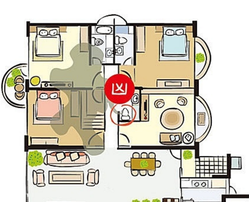 房屋户型风水学图解户型图的风水问题