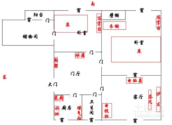 中国的房间布置风水也是一门讲究的学问!!