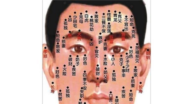 男人痣面相图解（女人面部痣相最准图）