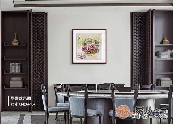 餐厅适合挂什么装饰画?餐厅花鸟挂画让人心旷神怡